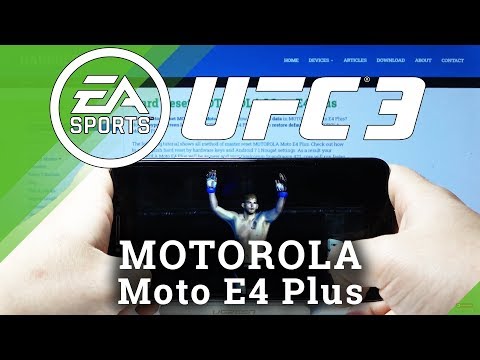 EA Sports UFC Mobile on Motorola Moto E4 Plus - Fight Game Test / FPS review