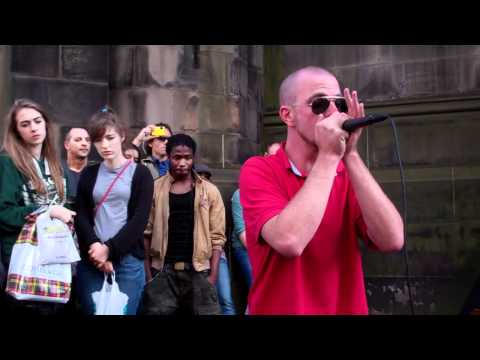 Dave Crowe Beat Boxer Royal Mile Festival Fringe Edinburgh Scotland August 21st