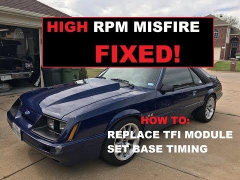 1986 Mustang GT Project - How to: Set Base Timing and Replace TFI Module