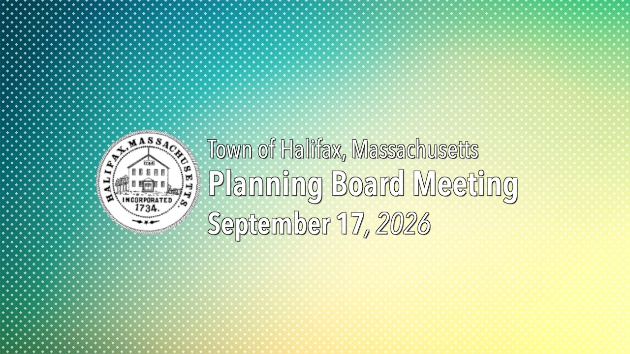 From the Planning Board