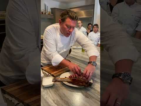 Chef Tyler Florence Tomahawk Ribeye Demo