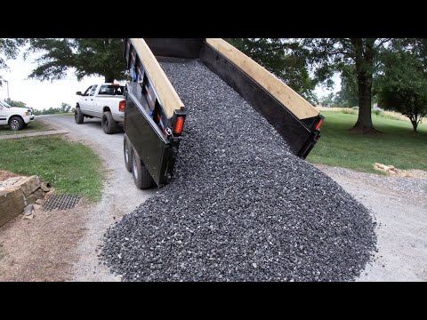 Testing dump capacity on Kaufman Trailer