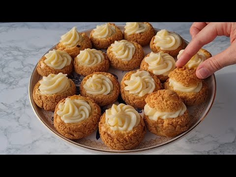 BİTER BİTMEZ YENİDEN YAPMAM İSTENDİ 😍BİZİM EVİN EN SEVİLEN TATLISI #creampuff