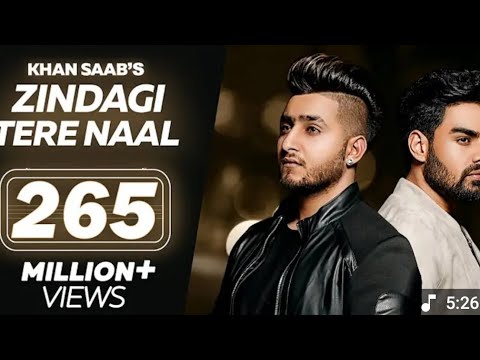 Zinbagi Tere Naal ( Official Song ) Khan Saab, Pav  Dharia | Latest Punjabi Songs | Hit  SalmanSongs