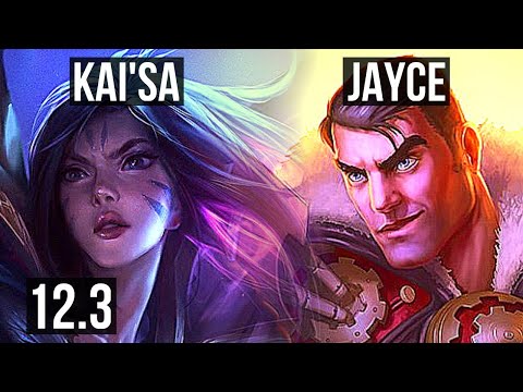 KAI'SA vs JAYCE (MID) | Rank 7 Kai'Sa, Legendary, 19/4/10 | JP Grandmaster | 12.3