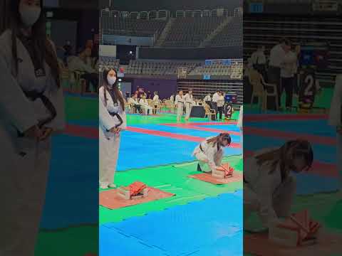 외국인학생들 태권도수업