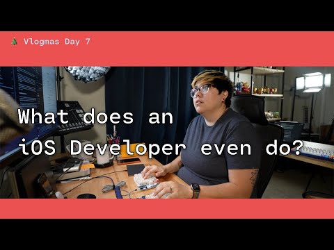 Day in the life of an iOS Developer | Vlogmas Day 7 thumbnail