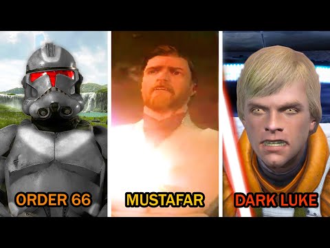 ALL Alternate Endings in Star Wars Games