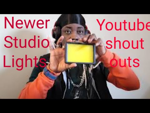 NEWER|| STUDIO LIGHTS|| Reviews YT Shout outs