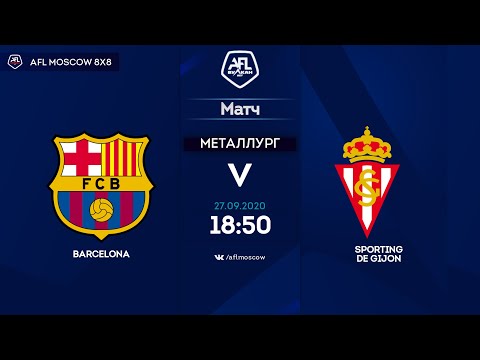 AFL20.  Spain.  Primera.  Day 7.  Barcelona - Sporting De Gijon