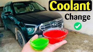 How To Change Coolant in New BS6 Hyundai Creta / KIA SELTOS 1.5 Diesel CAR │ Do It Yourself │