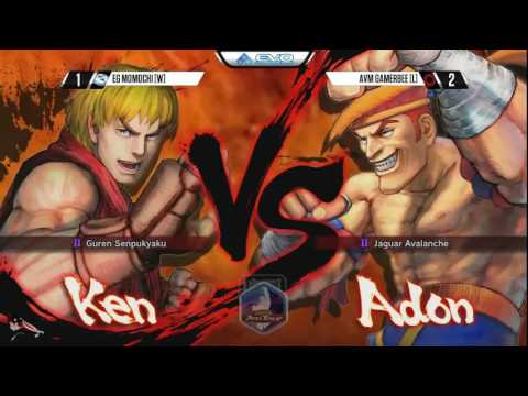 EVO2015 ウル4決勝戦 ももち (ケン/殺意リュウ) vs GamerBee (アドン)