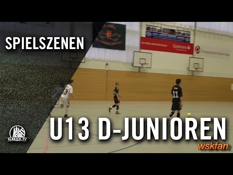 FC St. Pauli II - FC St. Pauli (U13 D-Junioren, Hamburger Hallenmeisterschaft 2016) - Spielszenen