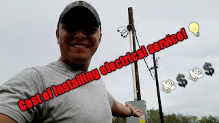 Cost of Installing Electricity| How much does electricity service cost? 💲💲/ Carrasco Ranch