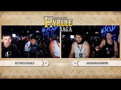 Hyrule Saga - Bestness/Diablo vs Abadango/Kamem Losers Top 8 - Smash 4