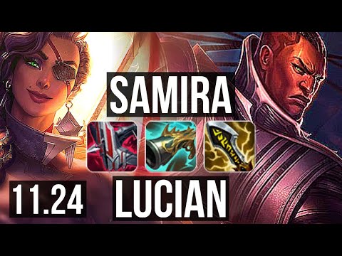 SAMIRA & Rell vs LUCIAN & Seraphine (ADC) | Penta, Dominating | EUW Diamond | 11.24