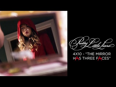 Pretty Little Liars - Red Coat Watches Hanna Through The Mirror -"The Mirror Has Three Faces" (4x10)
