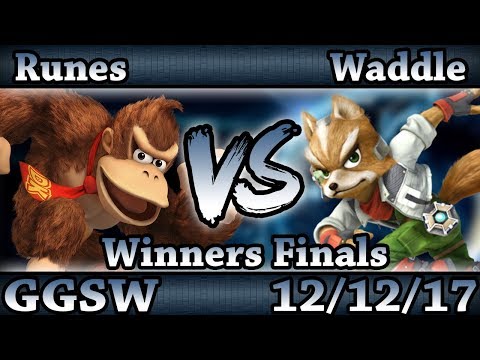 GGSW 62 - Runes (Donkey Kong) Vs. Waddle (Fox) Smash Wii U Winners Finals - Smash 4