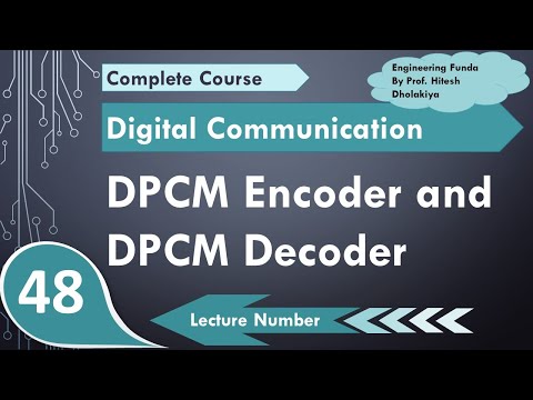 DPCM Encoder and DPCM Decoder or Differential Pulse Code Modulation Encoder Decoder