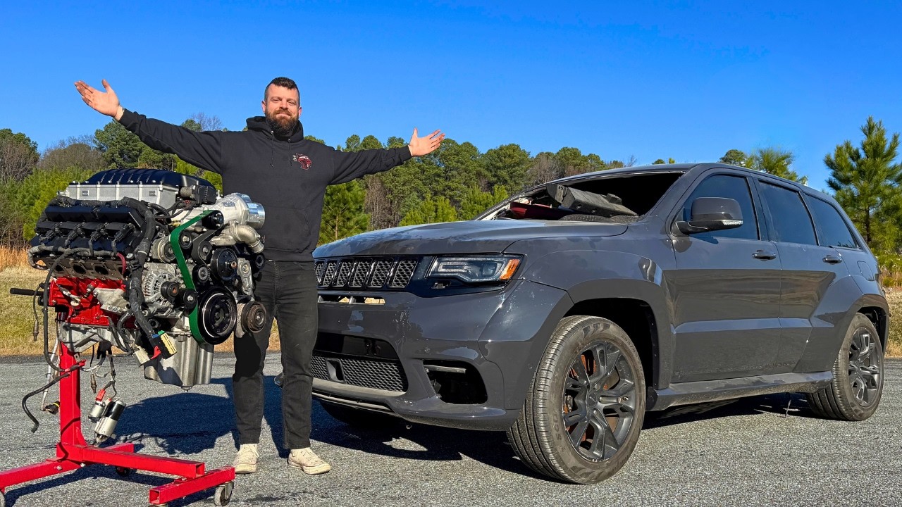 We Demon Swapped A Jeep Trackhawk!