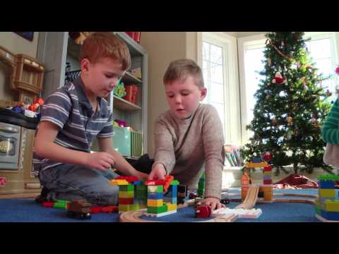 East Lyme startup Dreamup Toys connects wooden trains and Lego bricks