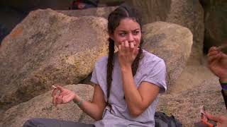 Running Wild with Bear Grylls :Vanessa Hudgens sits down for meal