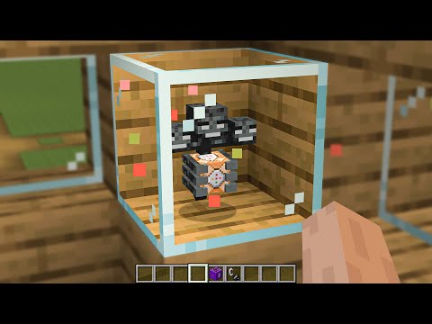 wither storm inside the glass block. I collect wither storm mobs in minecraft