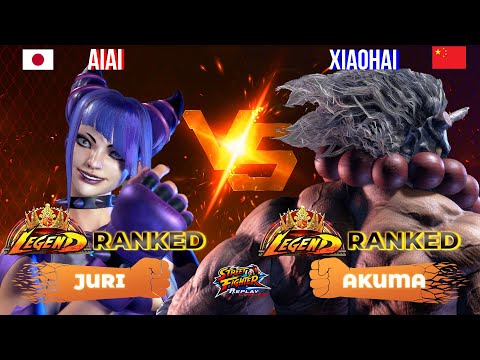 SF6 ▰ AIAI (Juri) vs XIAOHAI (Akuma) ▰ High Level Gameplay