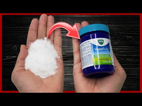 Mix Vick VapoRub with salt this way and 30 minutes later you'll thank me, you'll love it.