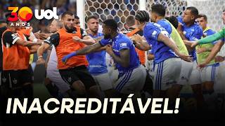 PANCADARIA DE CRUZEIRO E ATLÉTICO-MG DÁ PÉSSIMO EXEMPLO PARA NOSSAS CRIANÇAS! FIM DE PAPO DEBATE!