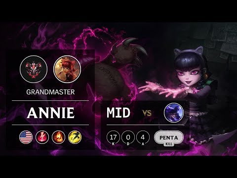 Annie Mid vs Ryze - NA Grandmaster Patch 9.12