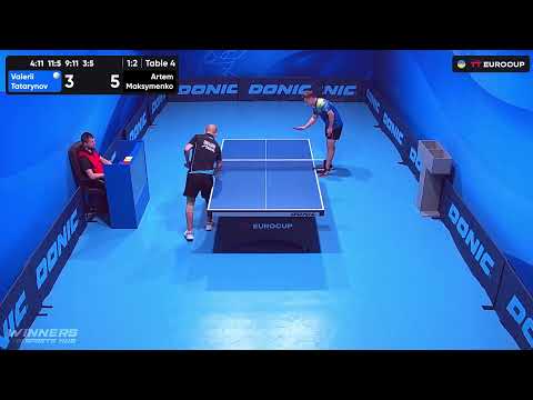12:25 Valerii Tatarynov - Artem Maksymenko 23.08.2023 TT Euro.Cup  Ukraine Star. TABLE 4