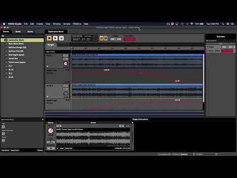 Exploration-Combat adaptive music in FMOD