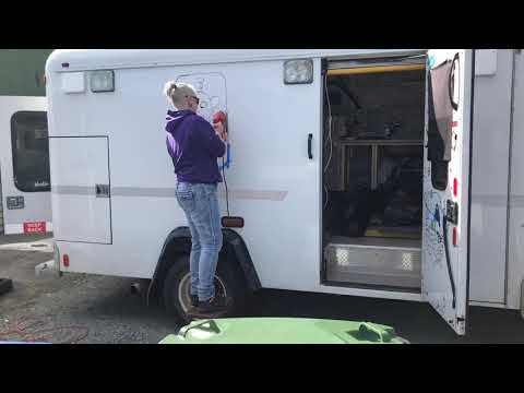 Ambulance Conversion Window Install