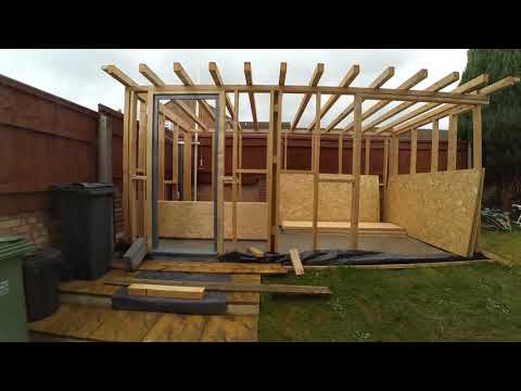 Building my garden office / workshop - in 7 minutes