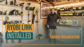RYOBI LINK Garage storage system installed