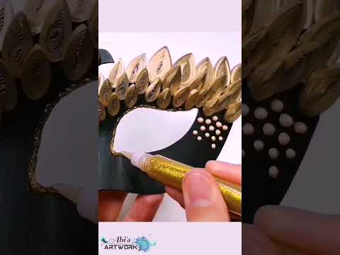 DIY - Elegant Masquerade Mask | Quilling Paper Art