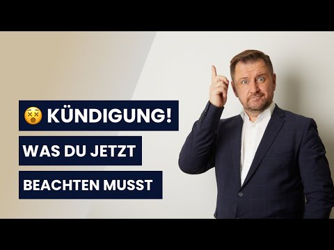 Kündigung erhalten: Das musst du jetzt beachten! | Anwalt Ansgar Dittmar