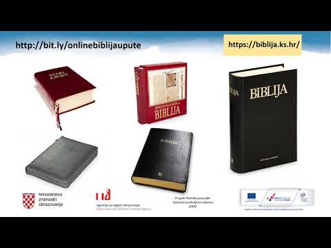 Katolički vjeronauk 5. r. OŠ - Kako pronaći tekst u Bibliji i otkrivati njegovo značenje?