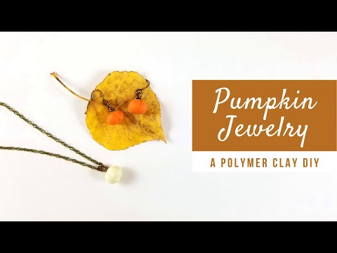 Pumpkin Jewelry DIY | Polymer Clay Tutorial
