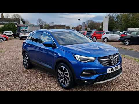 2018/18 Vauxhall Grandland X 1.6 Turbo D BlueInjection Elite Nav for sale at A.T Car Sales - Corby