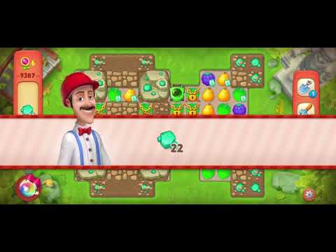 Hard Level 9387 ▪︎ no hacks, real play ☆ Gardenscapes by Anne