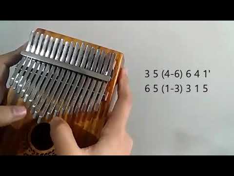 Hallelujah - Leonard Cohen (Kalimba Cover w/ Numbered Notations) | Pearl Patricio
