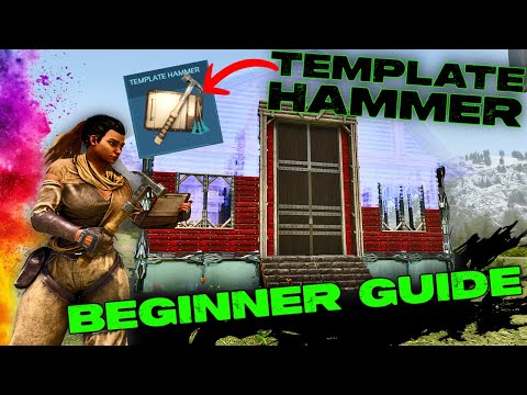 TEMPLATE HAMMER Beginners Guide!! How To Use The Template Hammer In Ark Survival Ascended!!!