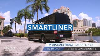 Lux Van Rentals Mercedes Benz Smartliner Van 15 Passenger Van