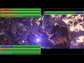Avengers vs Thanos (Battle on Titan) With Healthbars Part 1
