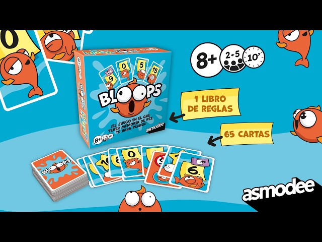 Vídeo relacionado con Asmodee Bloops, Juego de Memoria y Estrategia, Party Game para 2 a 5 Jugadores a Partir de 8 años, partidas de 10 Minutos, Español