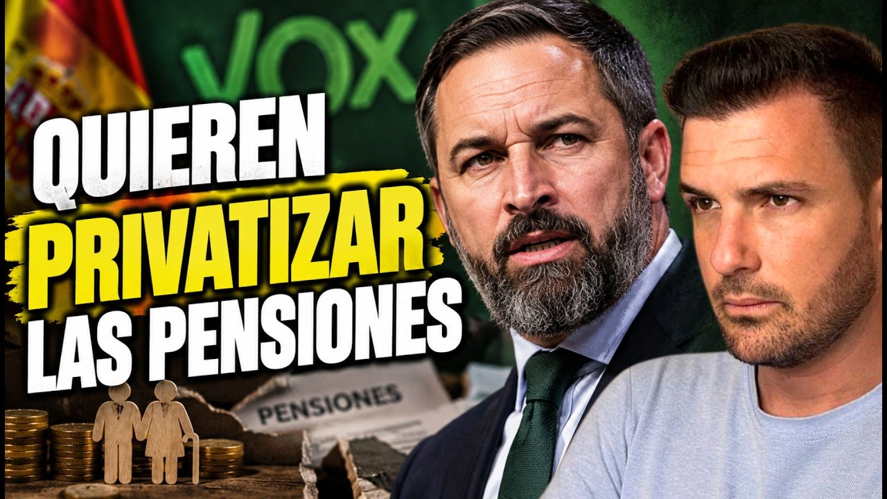 🤬VOX quiere privatizar pensiones, aplicar la motosierra de Milei y bajar impuestos a ricos‼️💰