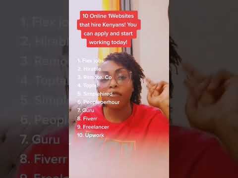 Online sites that hire Kenyans to work remotely!