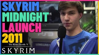 The Elder Scrolls Skyrim Midnight Launch 2011.